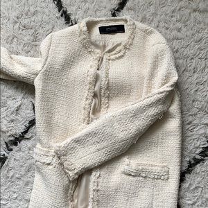 Zara blazer tweed